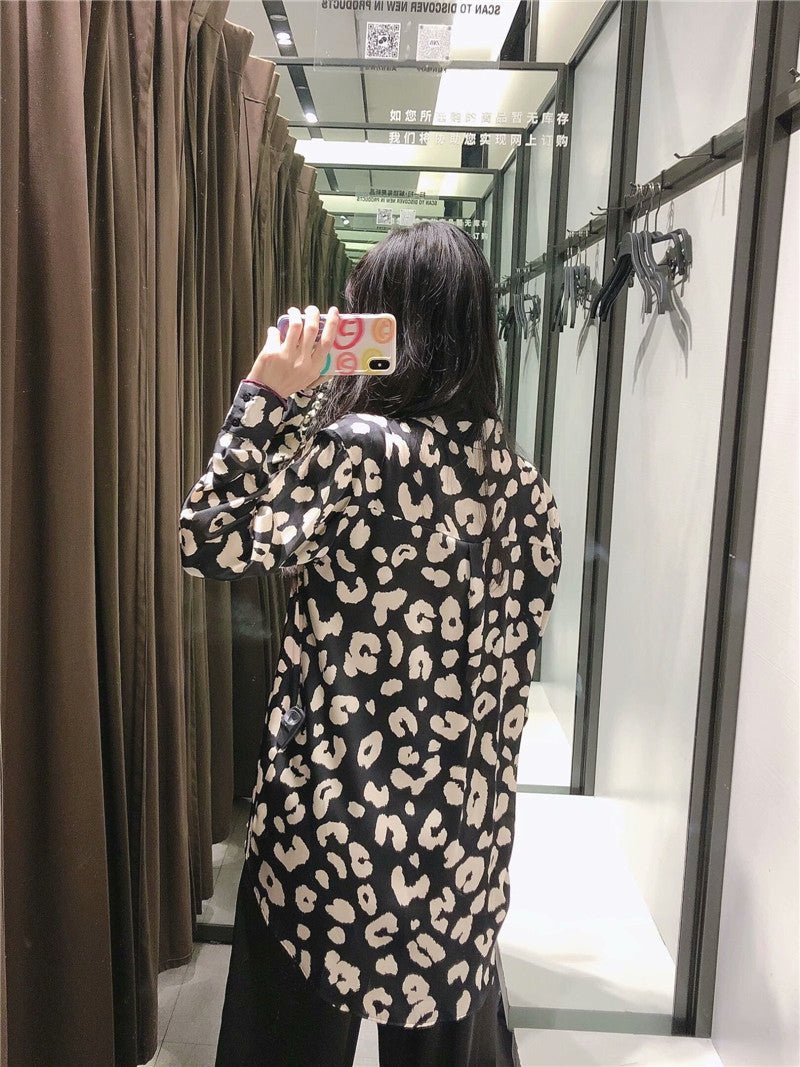Women's Fabric print loose shirt - PratSN