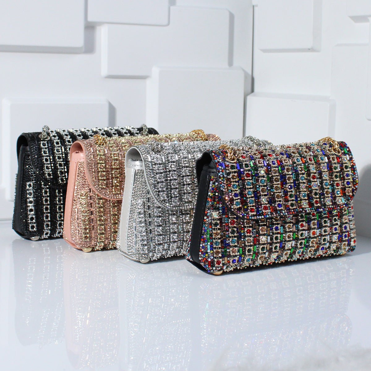 Women's Fashion Diamond Crossbody Bag - PratSN
