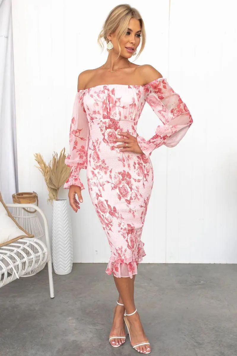 Women's Fashion Printed Tube Top Off - neck Dress - PratSN