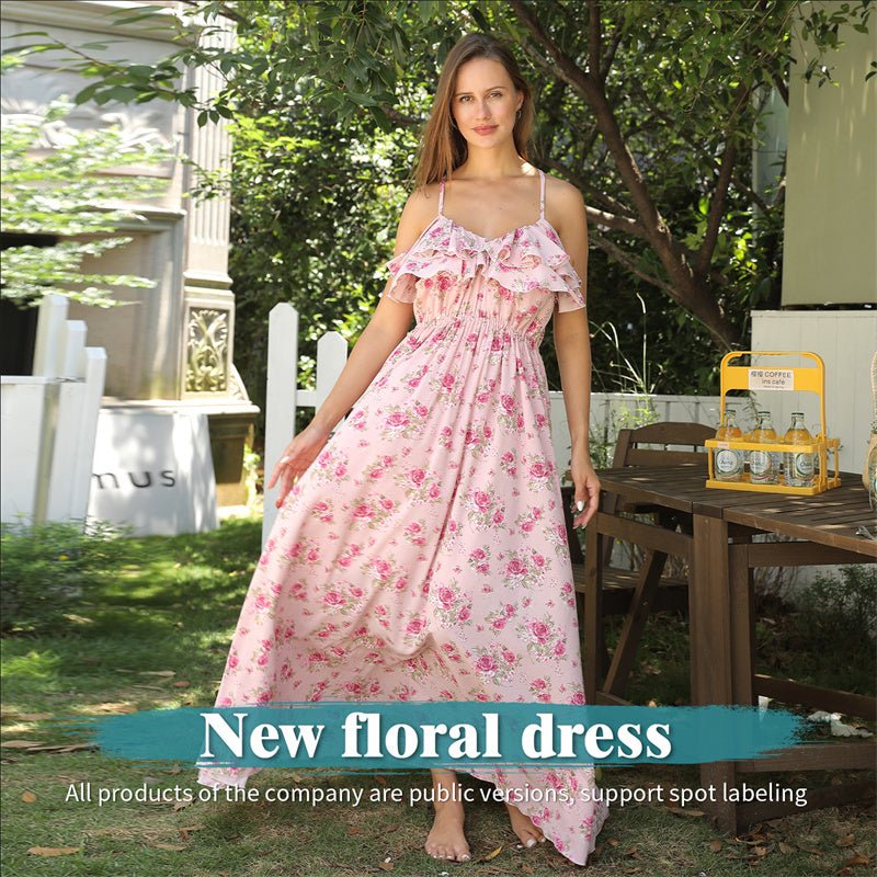 Women's Fashion Simple Printed Dresses - PratSN
