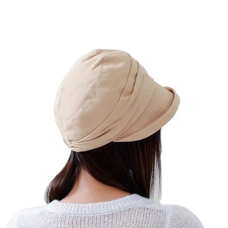 Women's Fashionable Cotton Linen Beret Hat Octagonal Fisherman Cap Spring Summer Casual All Match Bucket Hat Winter Hat - PratSN