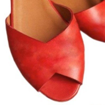 Women's Flat Leather Sandals - PratSN