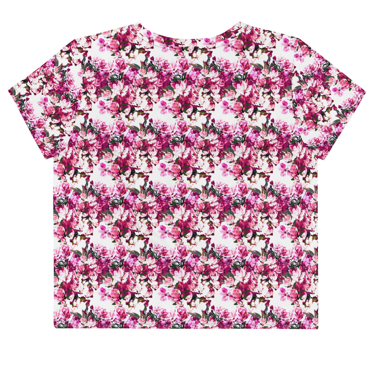 Women's Floral Crop Tee, Crop Top - PratSN