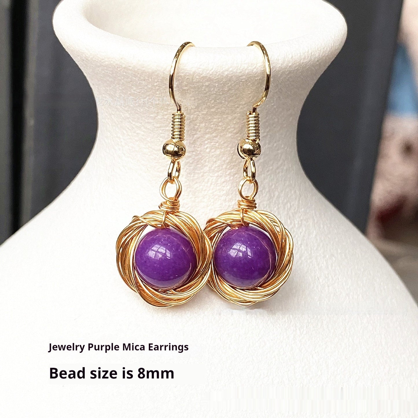 Women's Freshwater White Pearl Earrings - PratSN