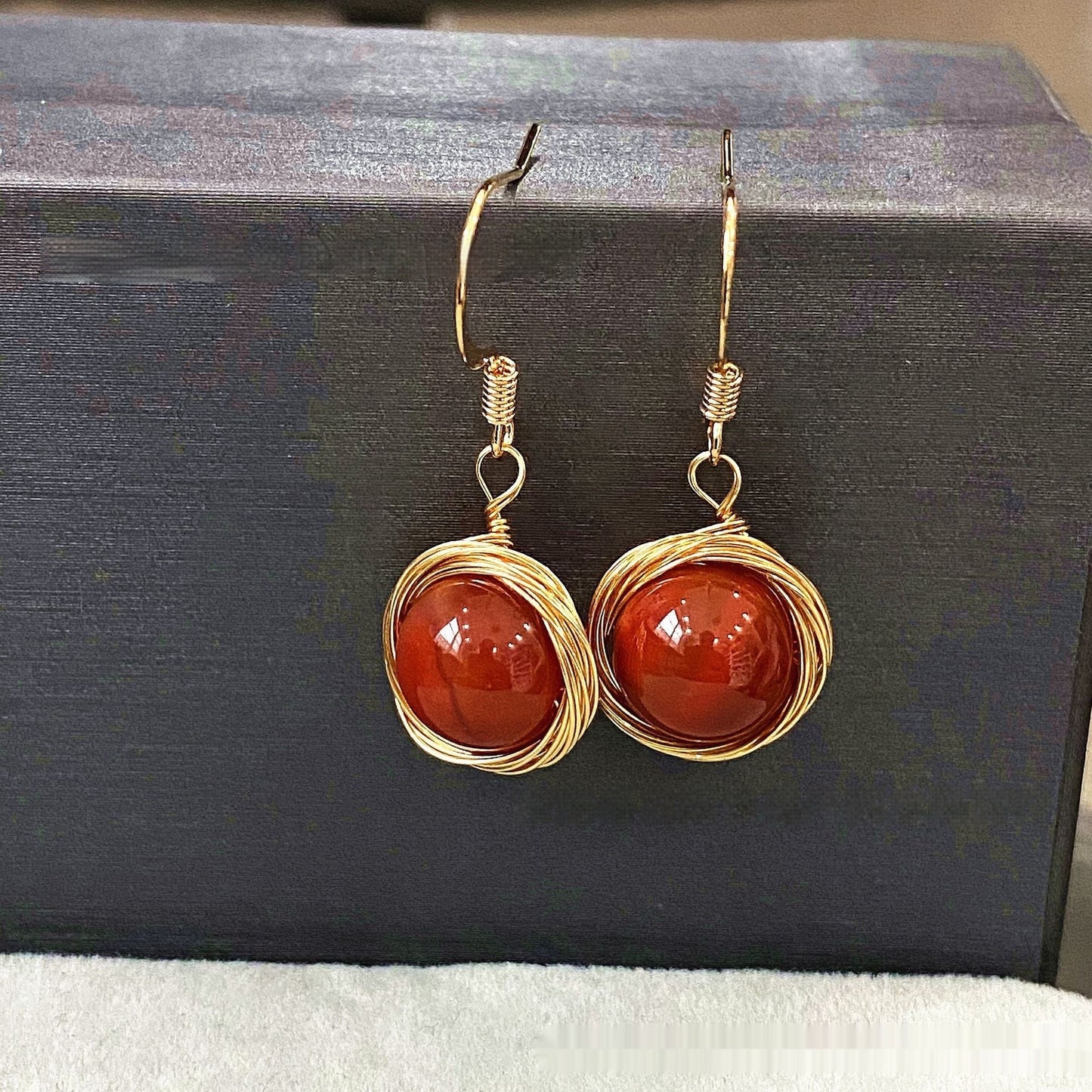 Women's Freshwater White Pearl Earrings - PratSN