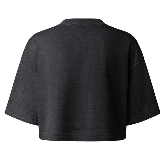 Women’s garment dye cropped tee - PratSN