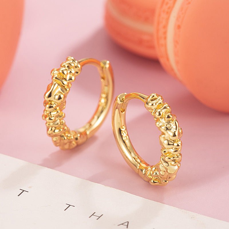 Women's Golden Silver Circle Earring - PratSN