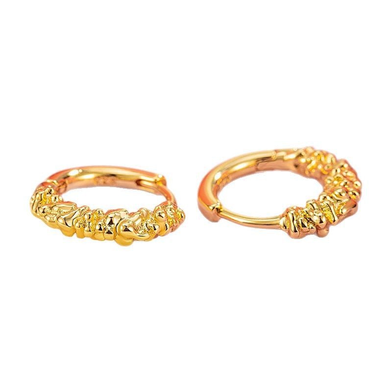 Women's Golden Silver Circle Earring - PratSN