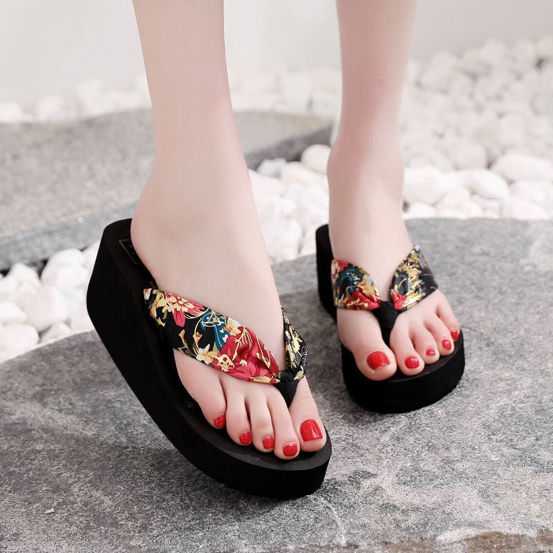 Women's Height Increasing Non - slip Flip - flops - PratSN