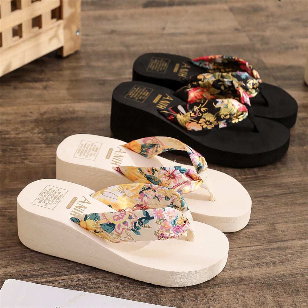 Women's Height Increasing Non - slip Flip - flops - PratSN