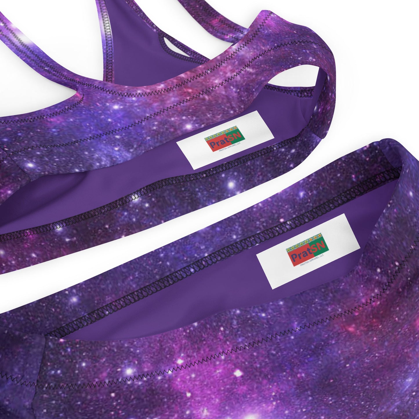 Women's high - waisted bikini, Galaxy Pattern Swimwear, Swimsuit for Women Vacation Beachwear Cruise Swimsuit, Bikini, Gift Bathing Suit - PratSN