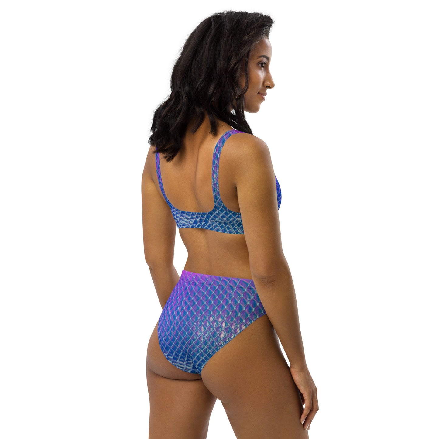 Women's high - waisted bikini, Swimsuit for Women Vacation Beachwear Cruise Swimsuit, Bikini, Gift Bathing Suit - PratSN