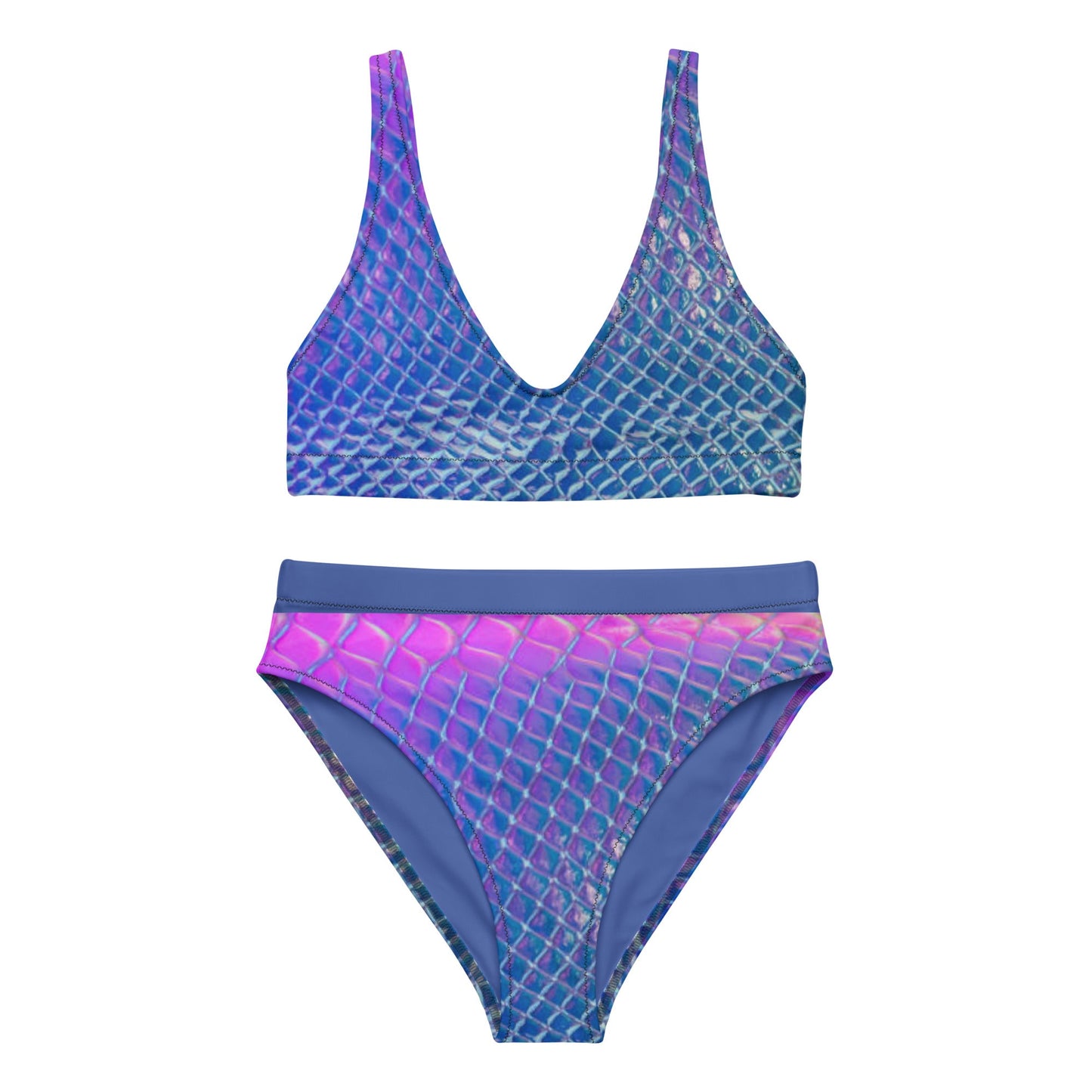 Women's high - waisted bikini, Swimsuit for Women Vacation Beachwear Cruise Swimsuit, Bikini, Gift Bathing Suit - PratSN