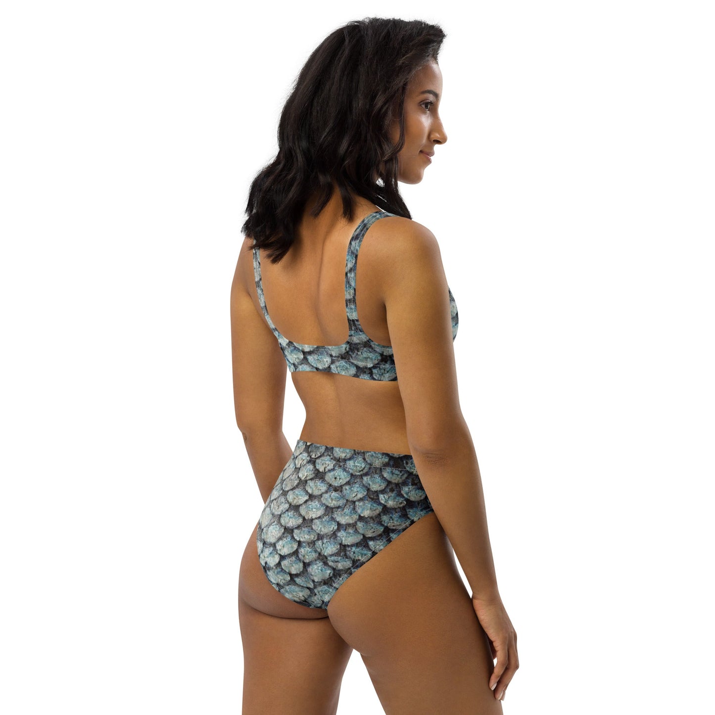 Women's high - waisted bikini, Swimsuit for Women Vacation Beachwear Cruise Swimsuit, Bikini, Gift Bathing Suit - PratSN