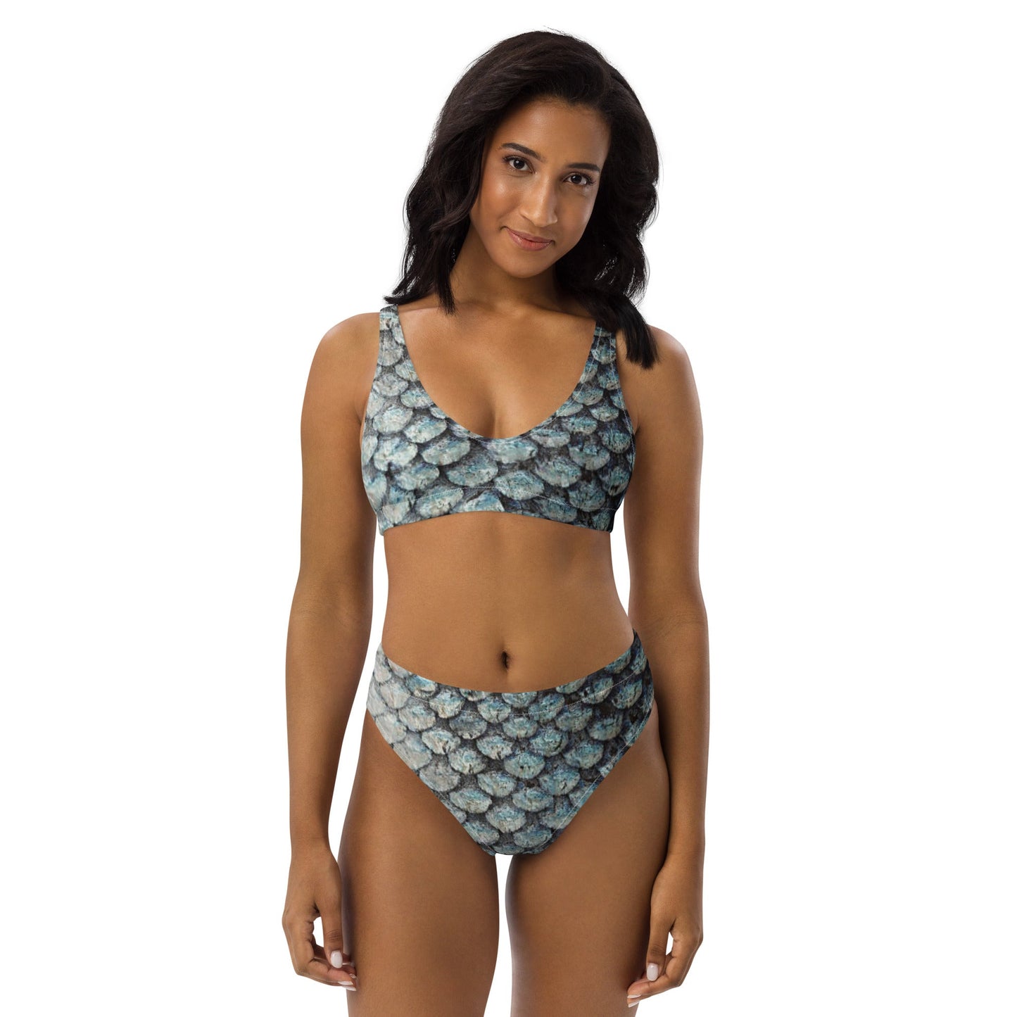 Women's high - waisted bikini, Swimsuit for Women Vacation Beachwear Cruise Swimsuit, Bikini, Gift Bathing Suit - PratSN