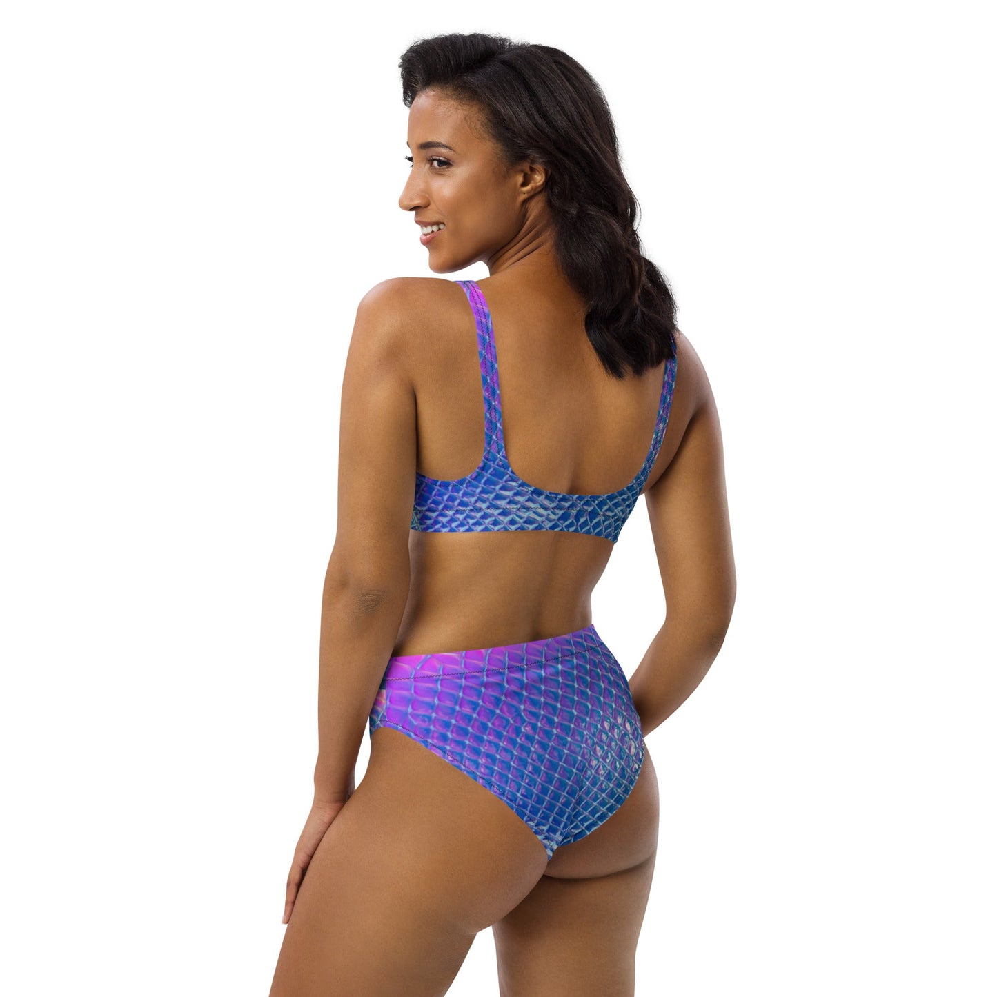 Women's high - waisted bikini, Swimsuit for Women Vacation Beachwear Cruise Swimsuit, Bikini, Gift Bathing Suit - PratSN
