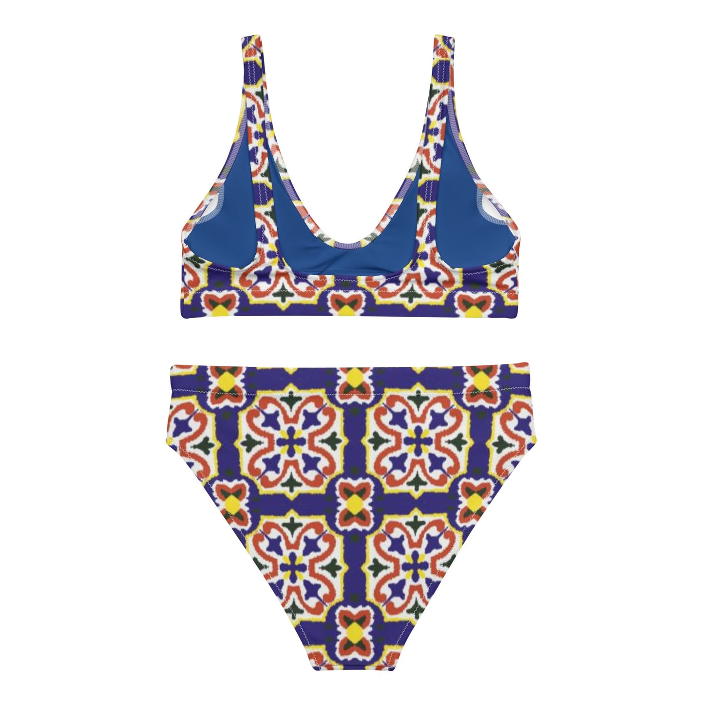 Women's high - waisted bikini, Swimsuit for Women Vacation Beachwear Cruise Swimsuit, Bikini, Gift Bathing Suit - PratSN