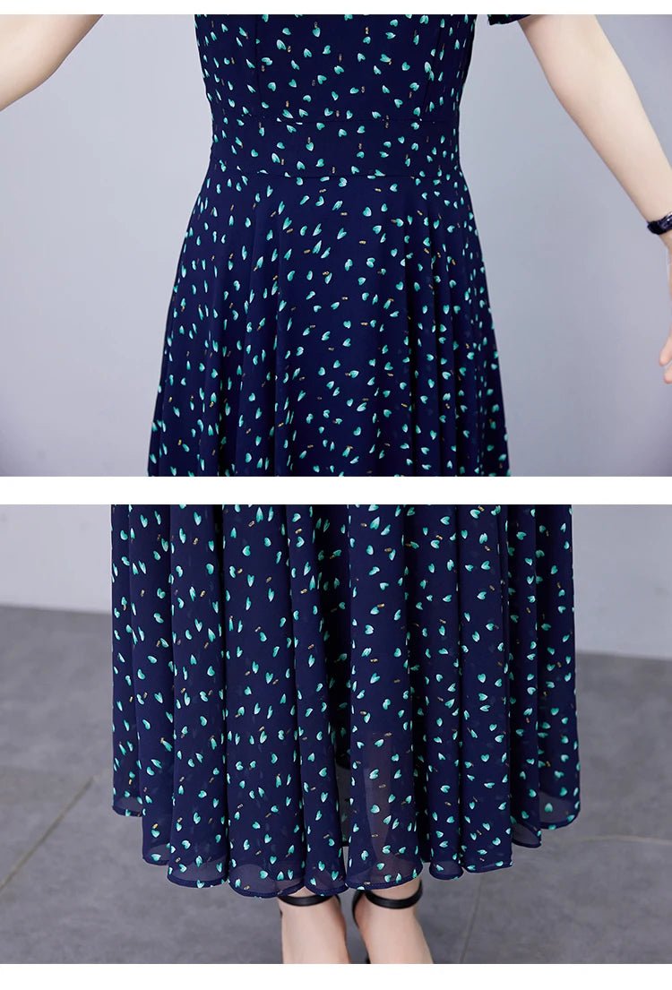 Women's Holiday Long Sundress Elegant Bodycon Party Evening Midi Dress Women Vintage Chic Prom Night Robe - PratSN