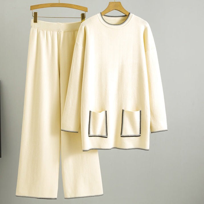 Women's Knitting Suit New Western Style Mid - length - PratSN