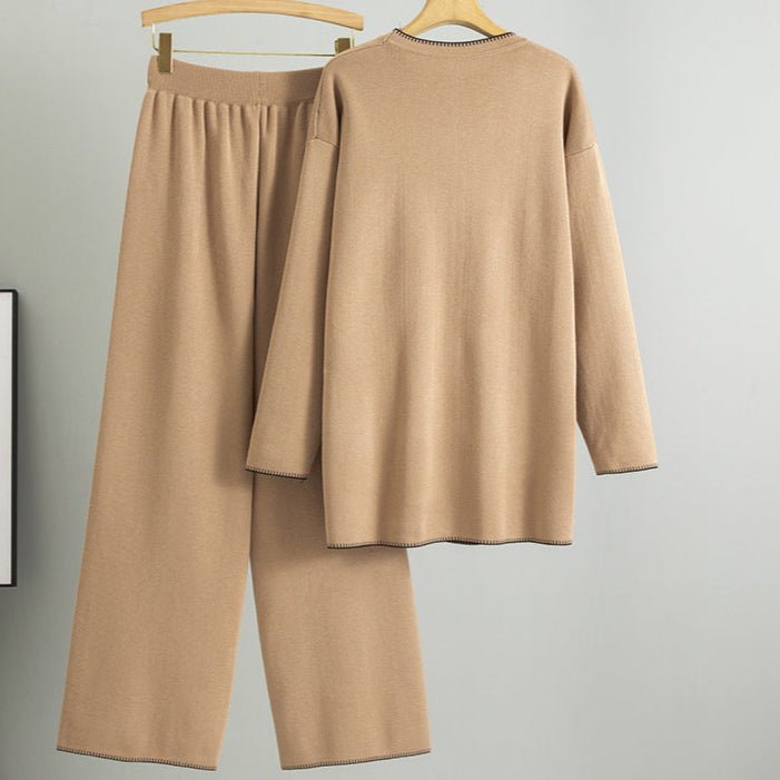 Women's Knitting Suit New Western Style Mid - length - PratSN