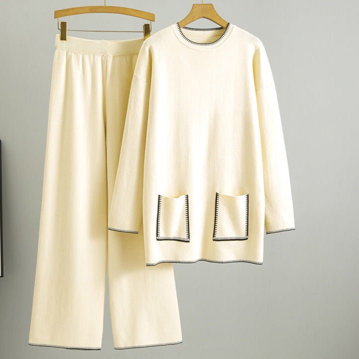 Women's Knitting Suit New Western Style Mid - length - PratSN