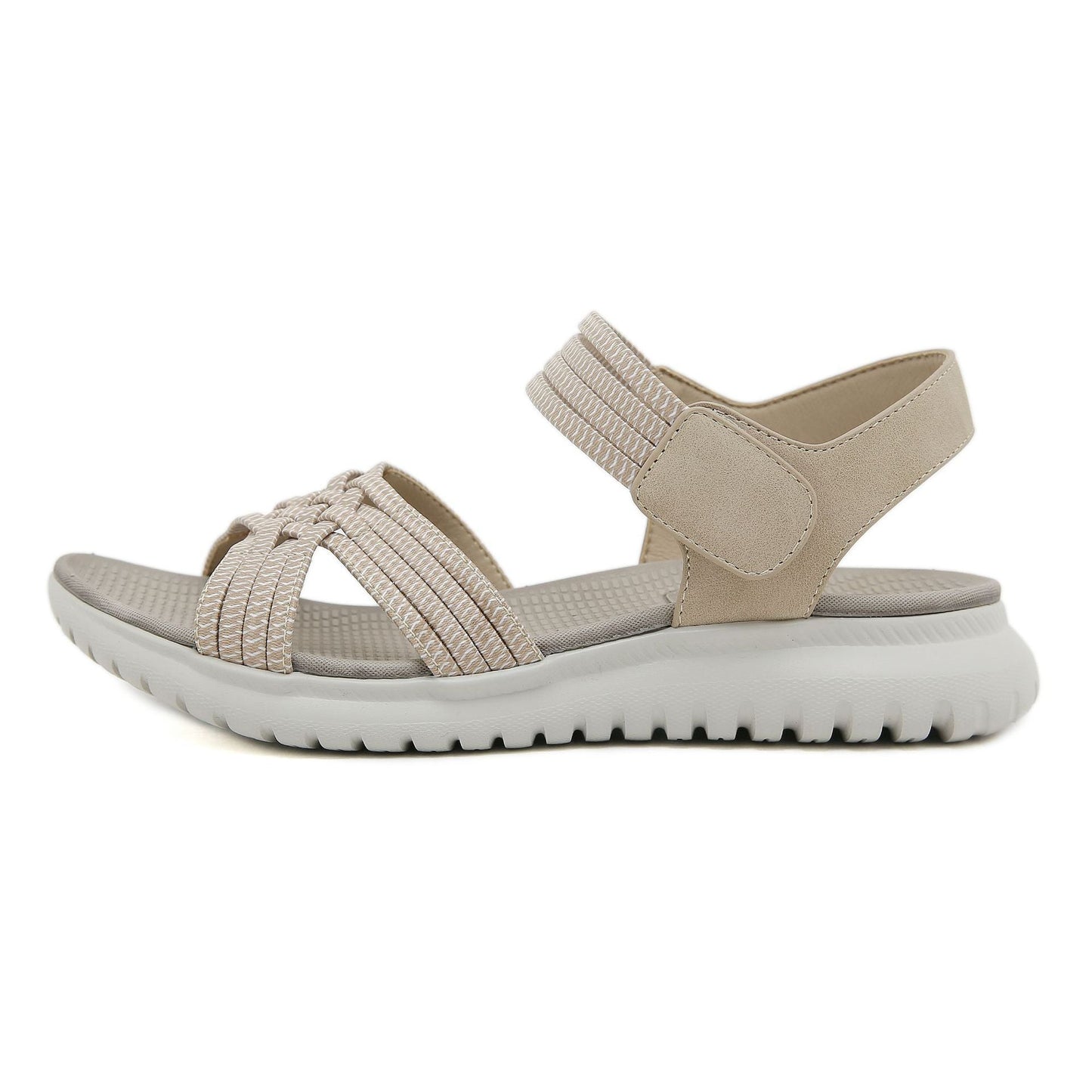 Women's Lightweight Sports Style Comfortable Elastic Plus Size Sandals - PratSN
