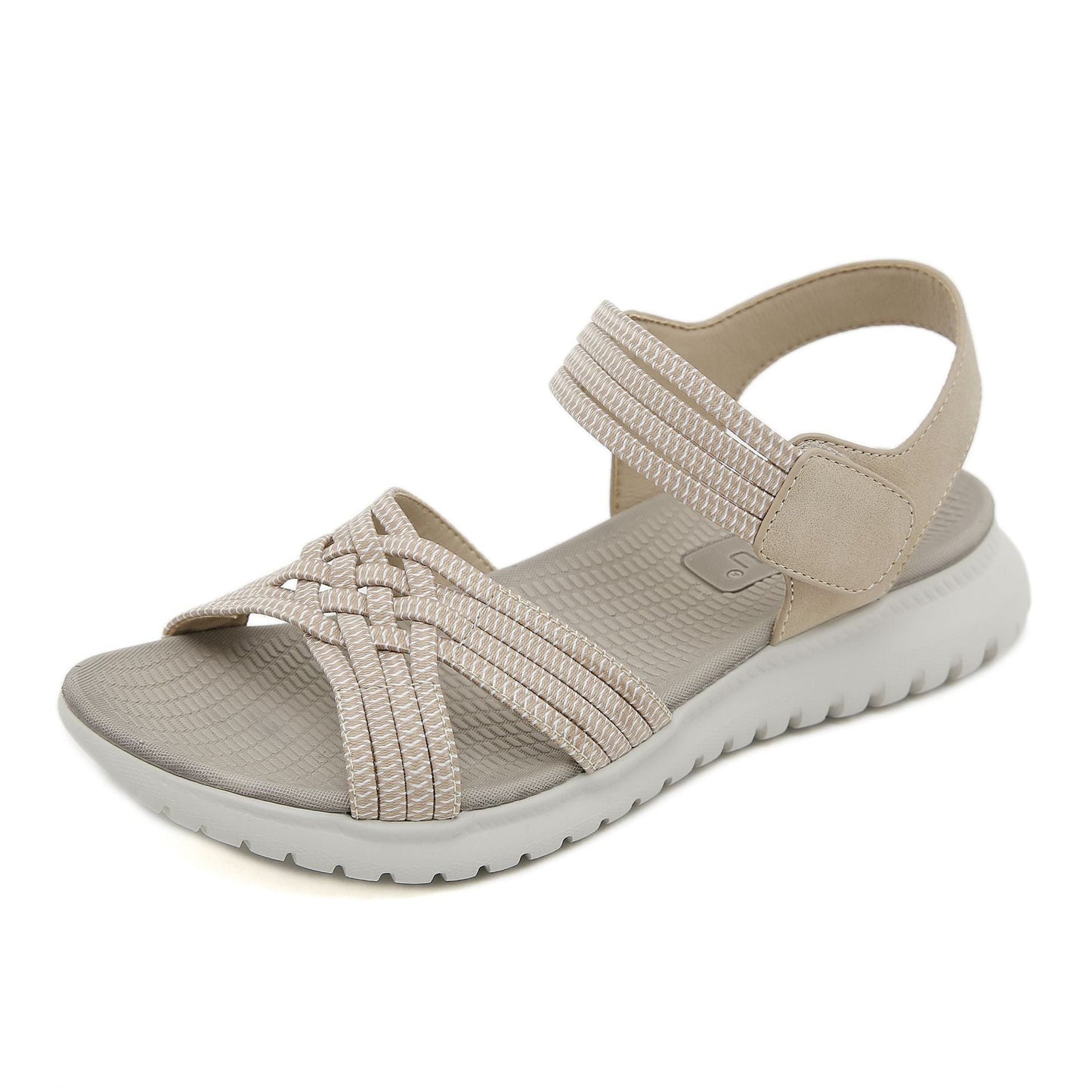 Women's Lightweight Sports Style Comfortable Elastic Plus Size Sandals - PratSN