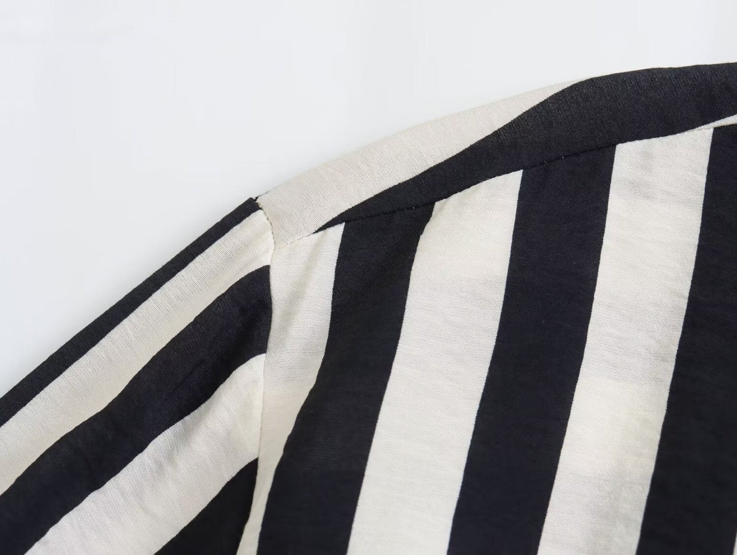 Women's Long Sleeve Loose Casual Striped Shirt - PratSN