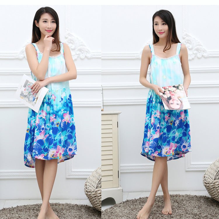 Women's national style Halter Dress - PratSN