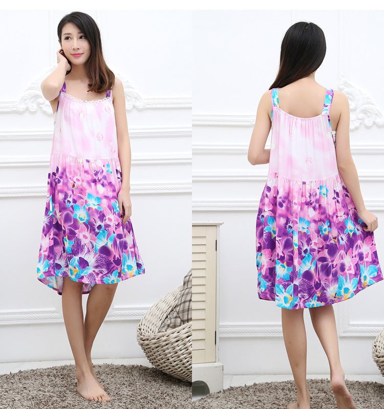 Women's national style Halter Dress - PratSN