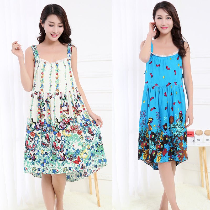 Women's national style Halter Dress - PratSN