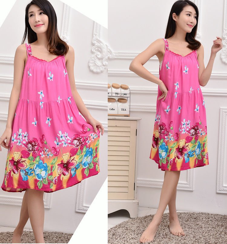 Women's national style Halter Dress - PratSN
