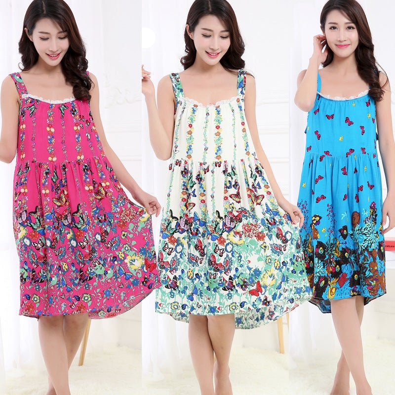 Women's national style Halter Dress - PratSN