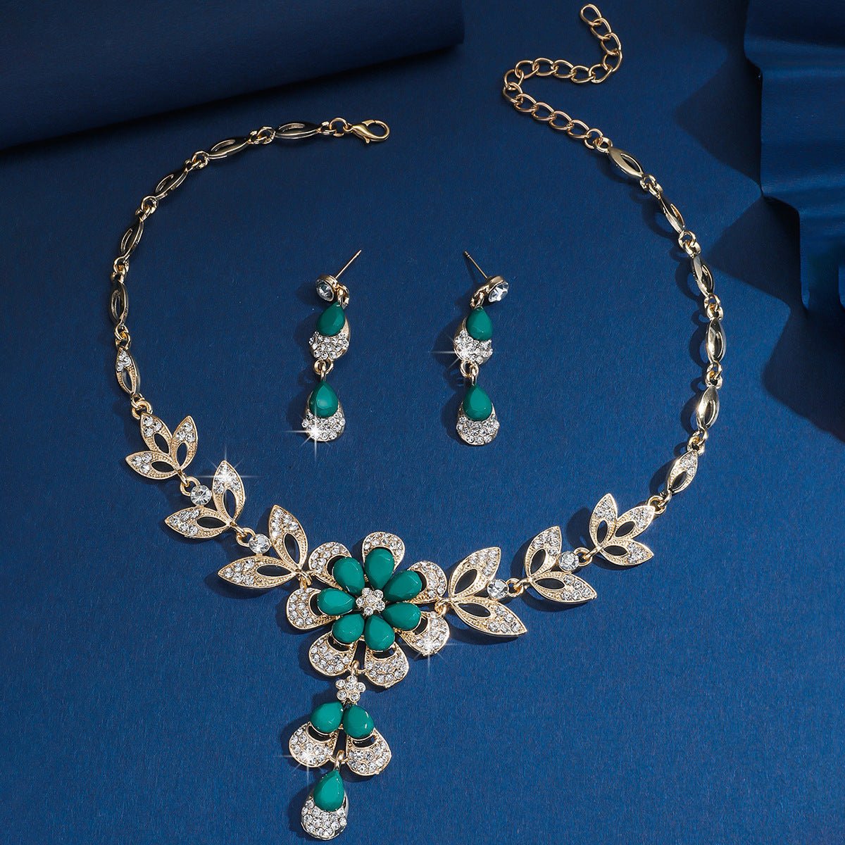 Women's Necklace, Affordable Luxury Fashion, Water Drop Flower - PratSN