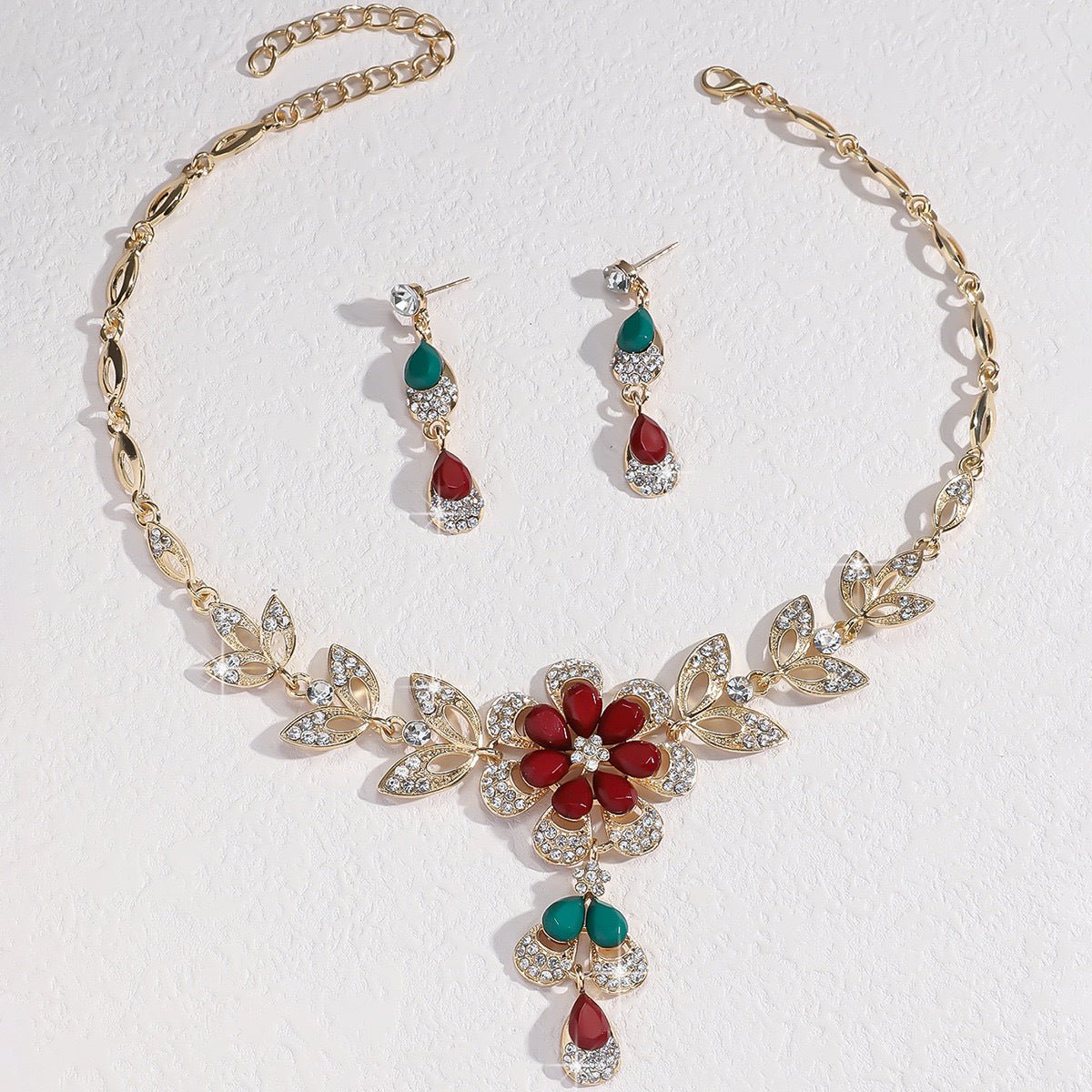 Women's Necklace, Affordable Luxury Fashion, Water Drop Flower - PratSN