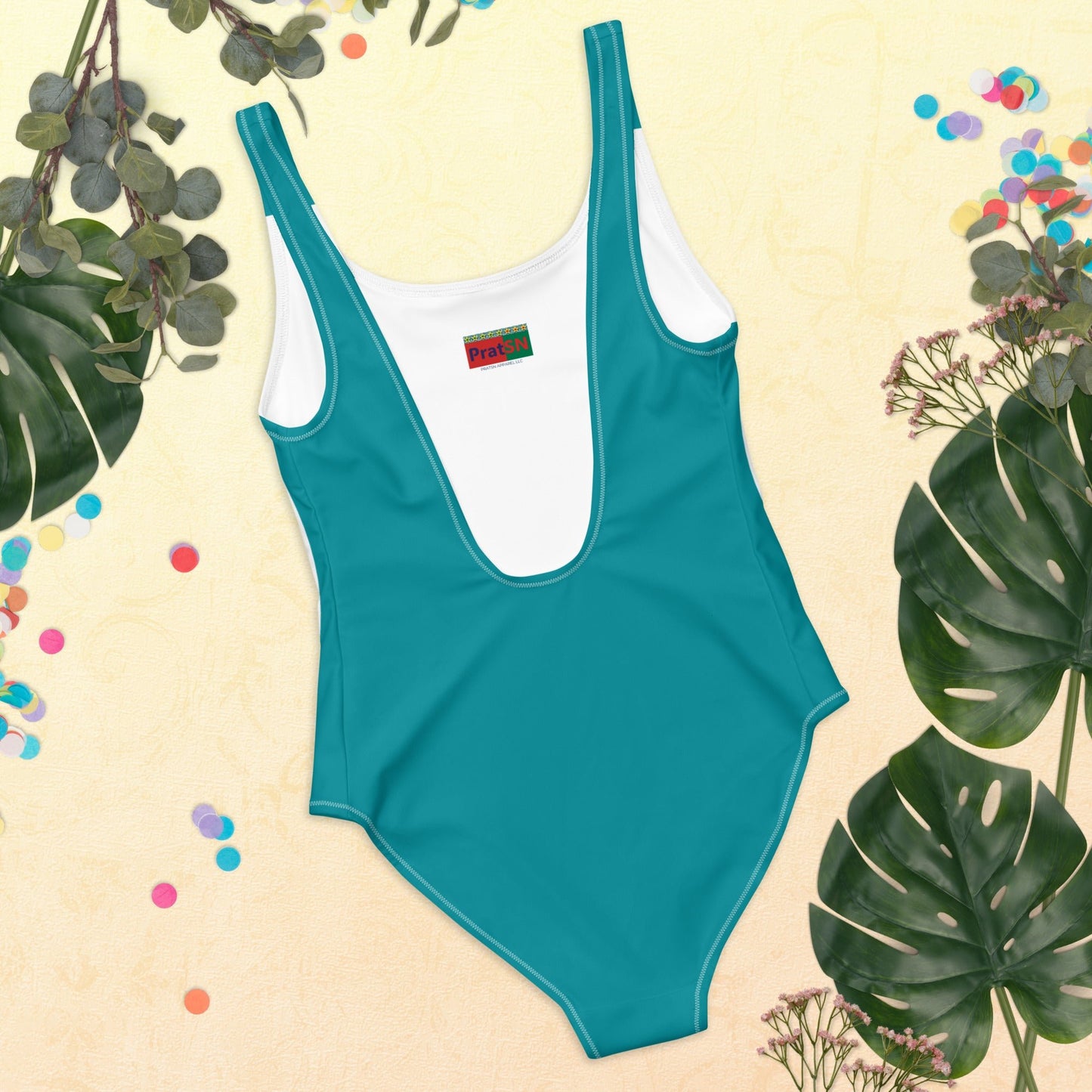 Women's One - Piece Swimsuit, Bird Swimwear ,vacation swimwear, holiday travel swimwear, mothers day gift - PratSN