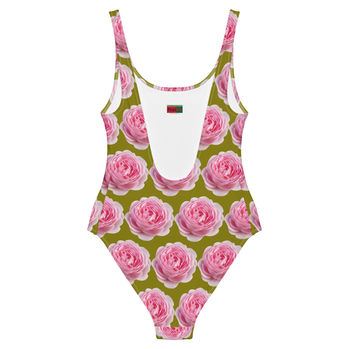Women's One - Piece Swimsuit, Floral Bathing suit, vacation swimwear, holiday travel swimwear - PratSN