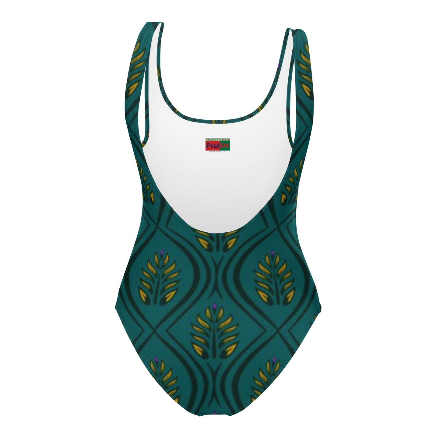 Women's One - Piece Swimsuit, Green swimsuit, vacation swimwear, holiday travel swimwear, mothers day gift - PratSN