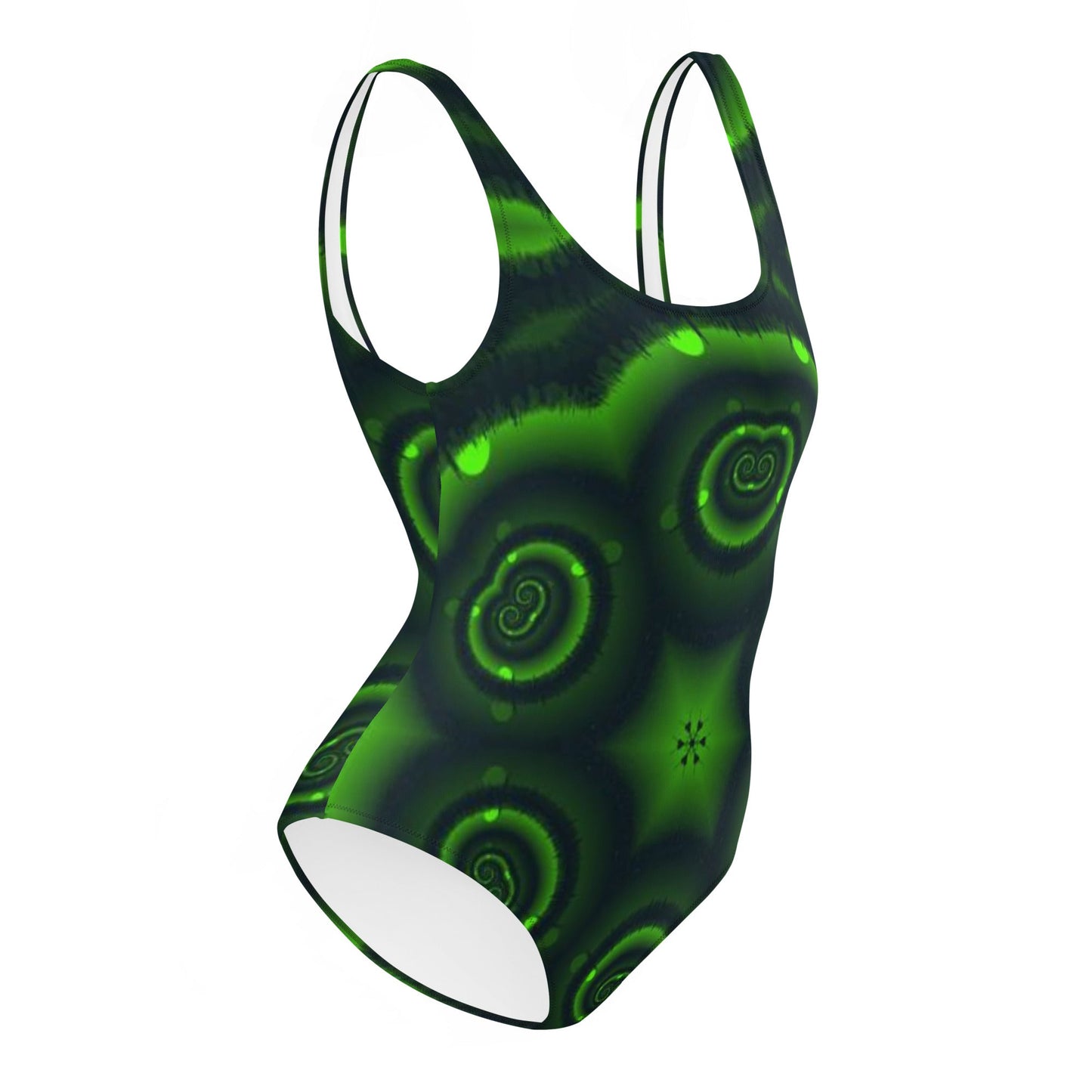 Women's One - Piece Swimsuit, Green Swimwear, bathing suits, Swimming Suits. Women's Swimwear - PratSN