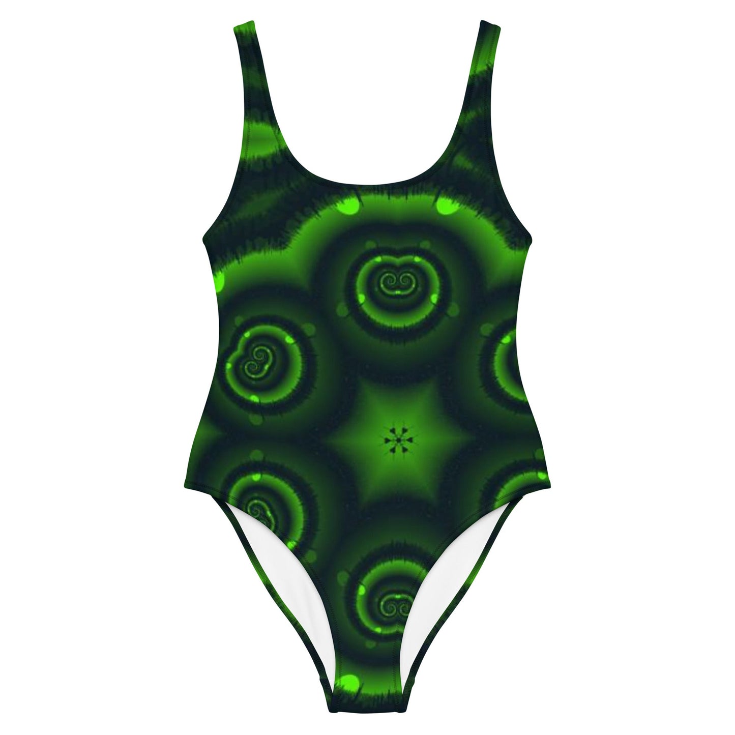 Women's One - Piece Swimsuit, Green Swimwear, bathing suits, Swimming Suits. Women's Swimwear - PratSN