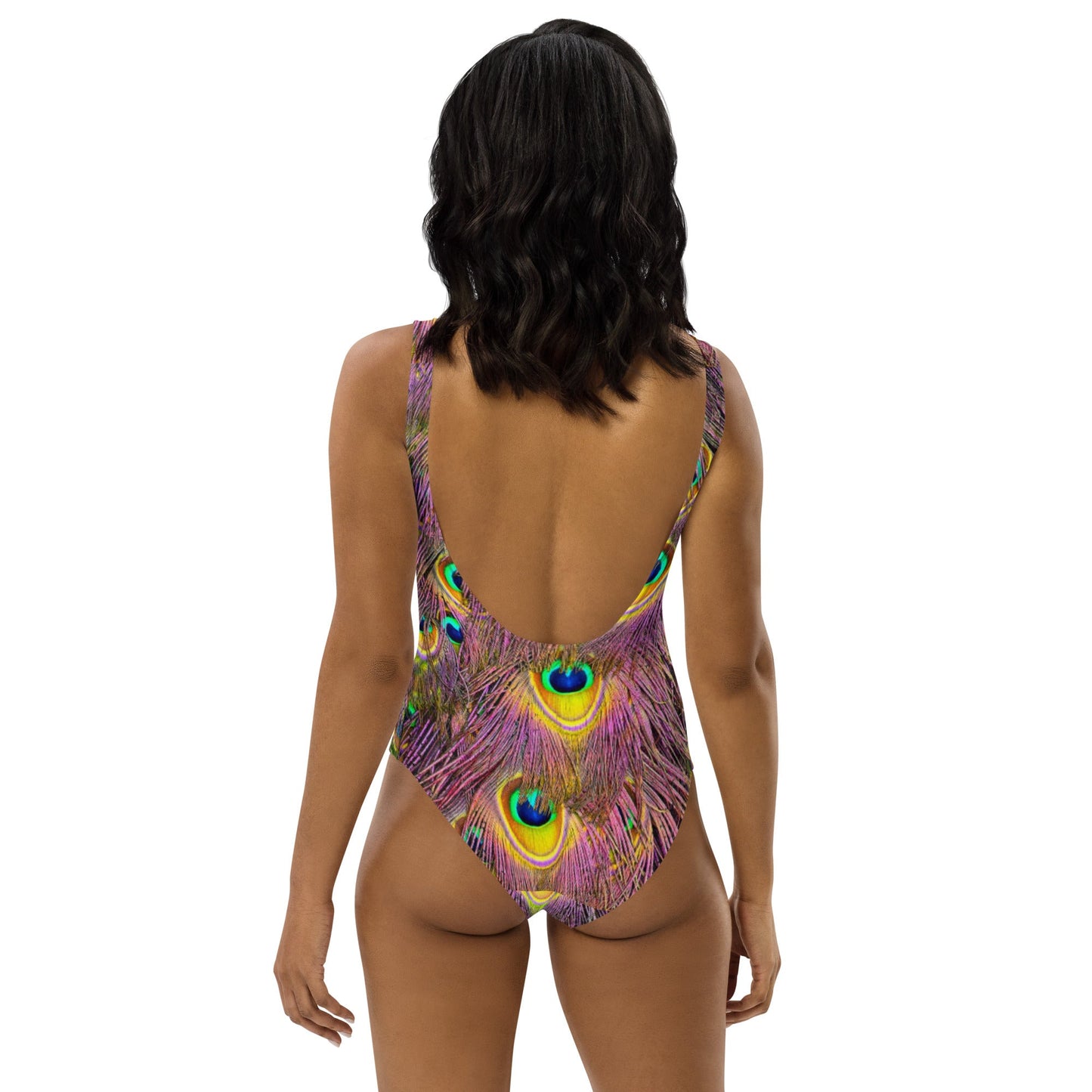 Women's One - Piece Swimsuit, Peacock Pattern Outfit, tankinis, Swimsuit, Beachwear, Bathing Suit - PratSN