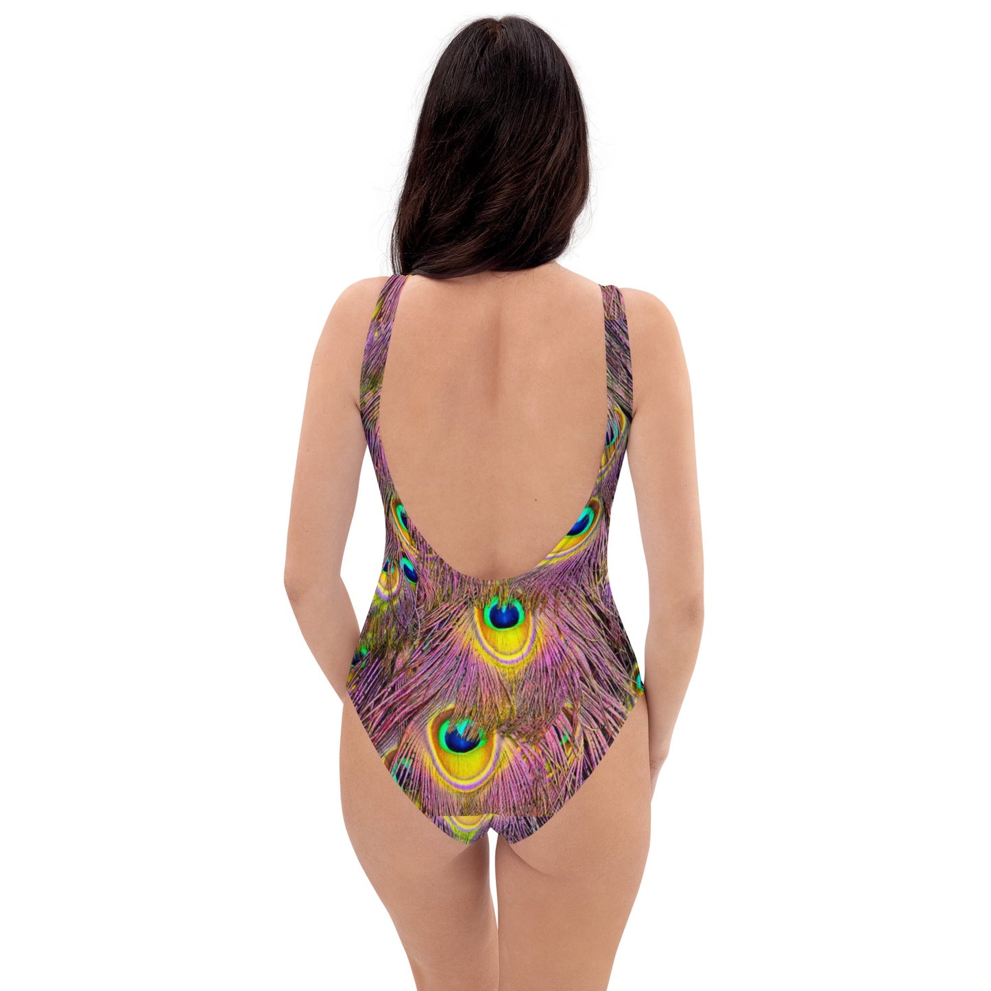 Women's One - Piece Swimsuit, Peacock Pattern Outfit, tankinis, Swimsuit, Beachwear, Bathing Suit - PratSN