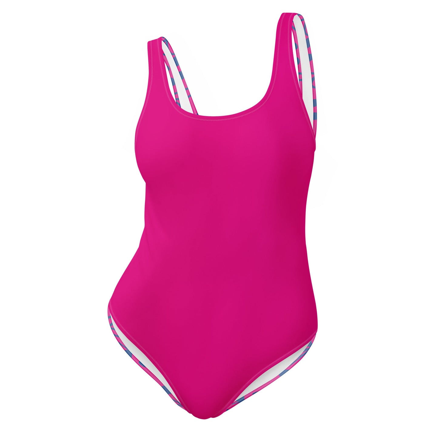 Women's One - Piece Swimsuit, Pink Bathing Suit, vacation swimwear, holiday travel swimwear, mothers day gift - PratSN