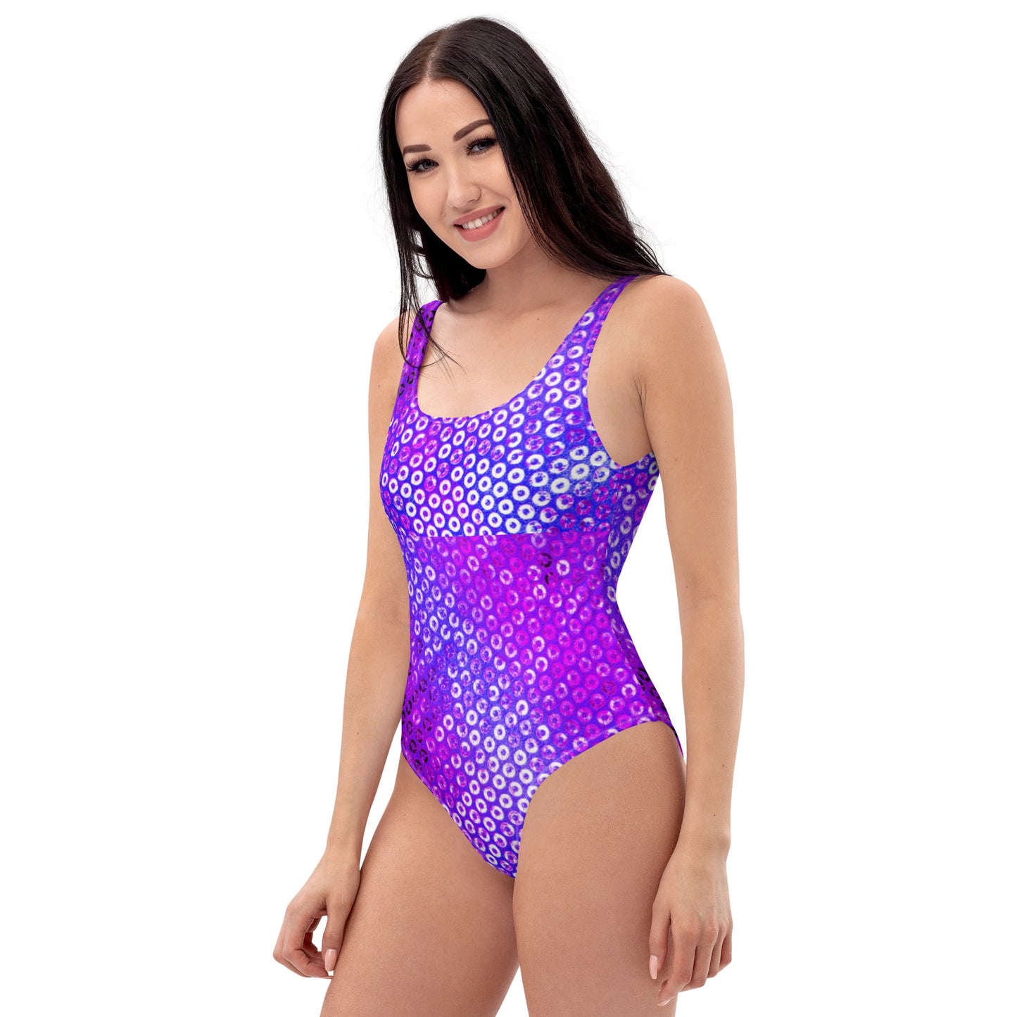 Women's One - Piece Swimsuit, Purple Swimwear, tankinis, Swimsuit, Beachwear, Bathing Suit - PratSN