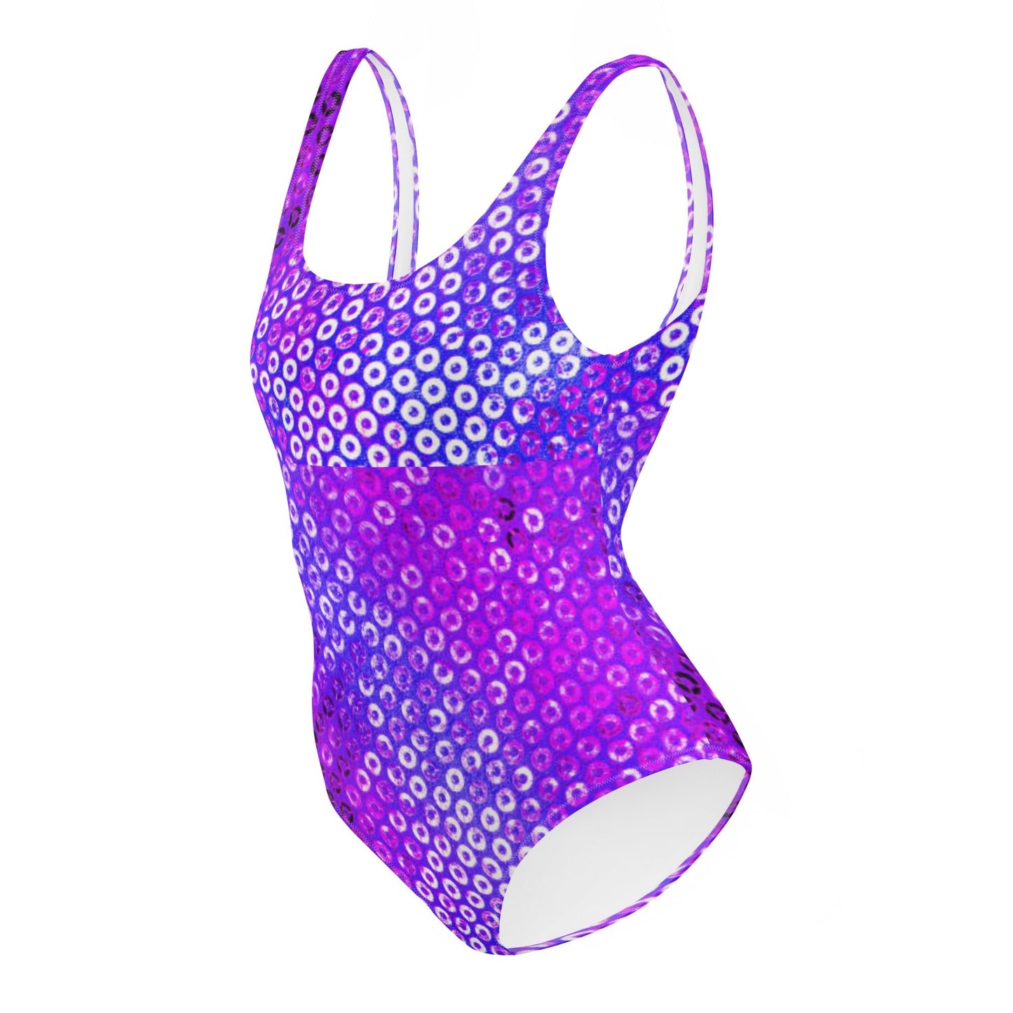 Women's One - Piece Swimsuit, Purple Swimwear, tankinis, Swimsuit, Beachwear, Bathing Suit - PratSN