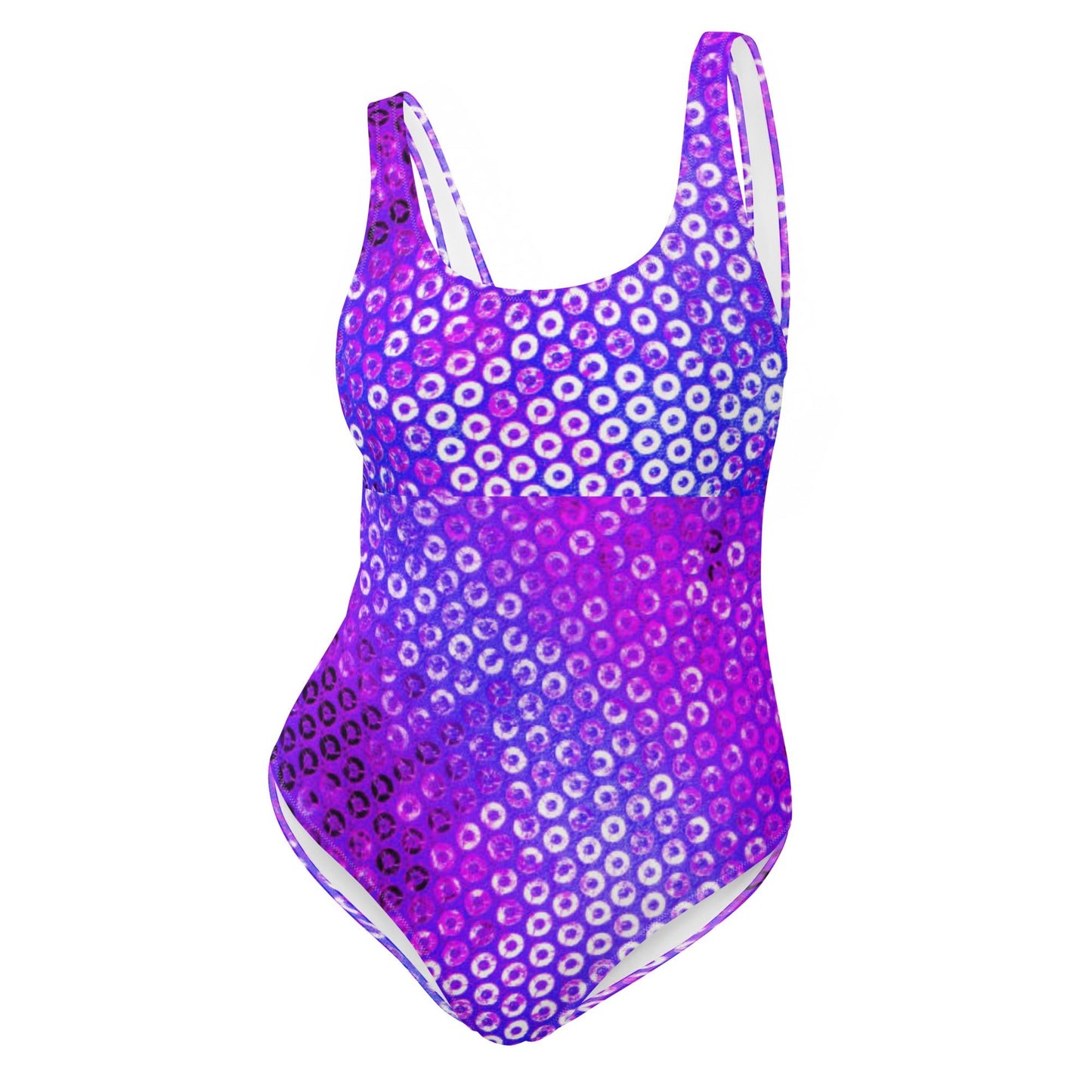 Women's One - Piece Swimsuit, Purple Swimwear, tankinis, Swimsuit, Beachwear, Bathing Suit - PratSN