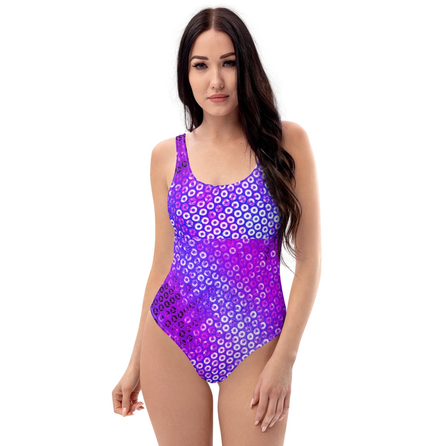 Women's One - Piece Swimsuit, Purple Swimwear, tankinis, Swimsuit, Beachwear, Bathing Suit - PratSN