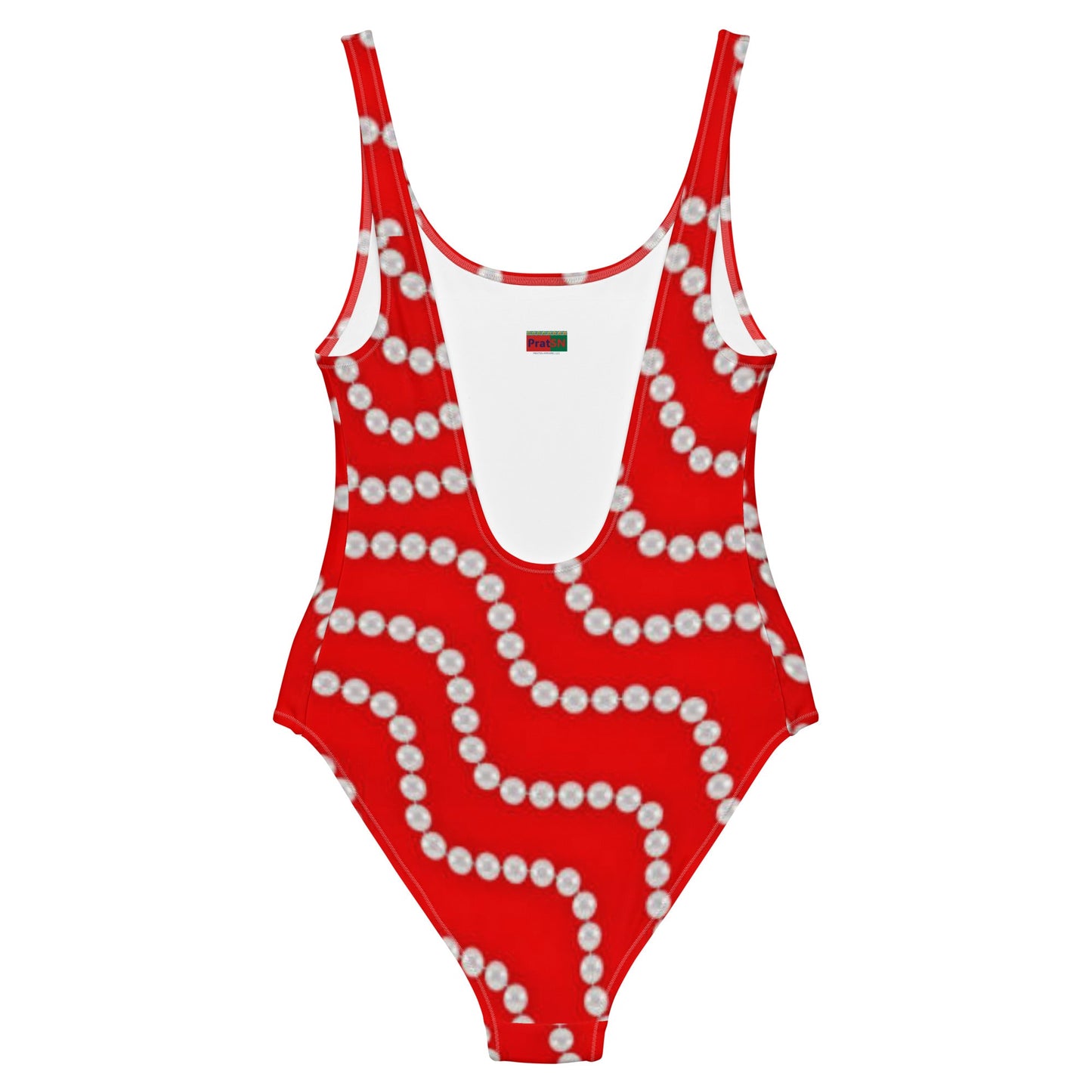 Women's One - Piece Swimsuit, Red Rhinestone Print Outfit, tankinis, Swimsuit, Beachwear, Bathing Suit - PratSN