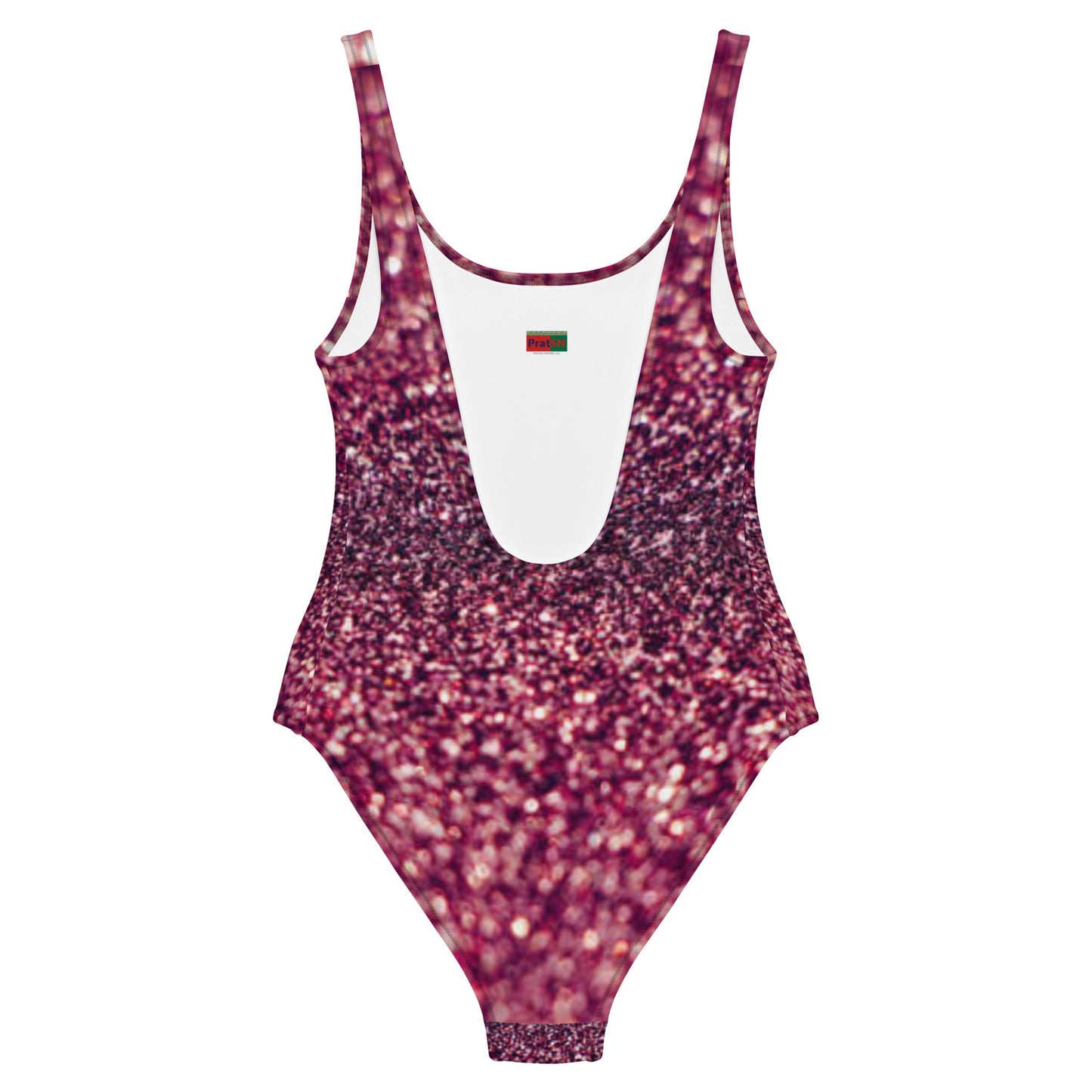 Women's One - Piece Swimsuit, Rhinestone Print Swimwear, Swimsuit, Beachwear, Bathing Suit - PratSN