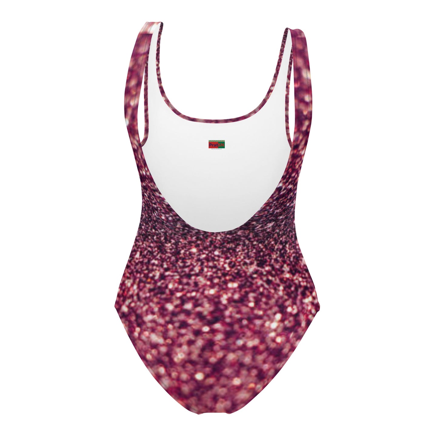 Women's One - Piece Swimsuit, Rhinestone Print Swimwear, Swimsuit, Beachwear, Bathing Suit - PratSN